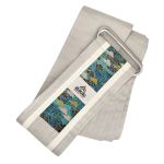 Пояс для медитации регулируемый, серый, рисунок облака