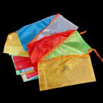 Лунгта с изображением молитвами Гуру Ринпоче, 20 флажков 24х14 см