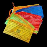 Лунгта с изображением и мантрой Чже Цонкапы, 20 флажков 24х14 см