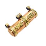 Гау цилиндрическая с изображением ваджры, 20х55 мм, Непал