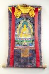 Танка печатная Будда Шакьямуни, в обшивке, размер изображения 30х43 см