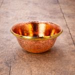 Чашечки для подношений, медь с орнаментом, ручная работа