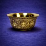 Чашечки для подношений, томпак с патиной, диаметр 7,5 см 