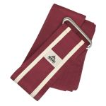 Пояс для медитации регулируемый, бордово-белый